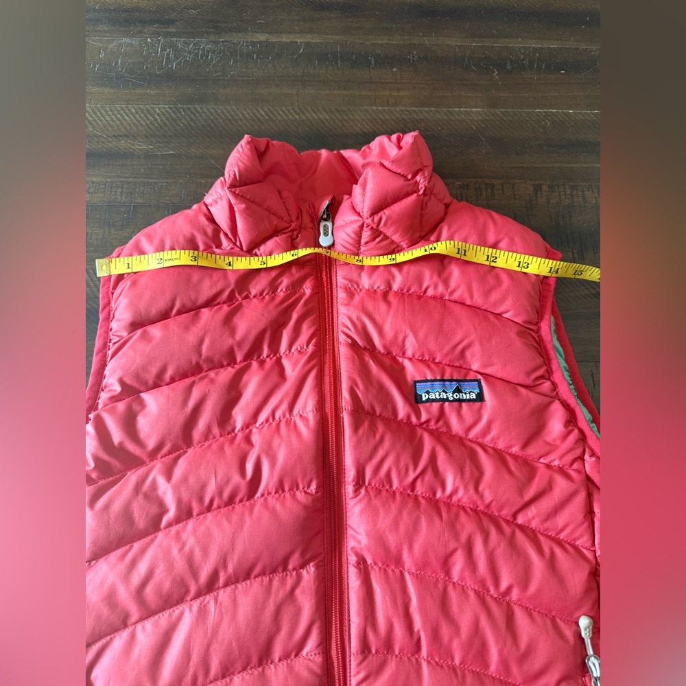 Patagonia Down Vest Womens Red Insulated Light Pack Winter Quilted Puffer Medium - Picture 11 of 14
